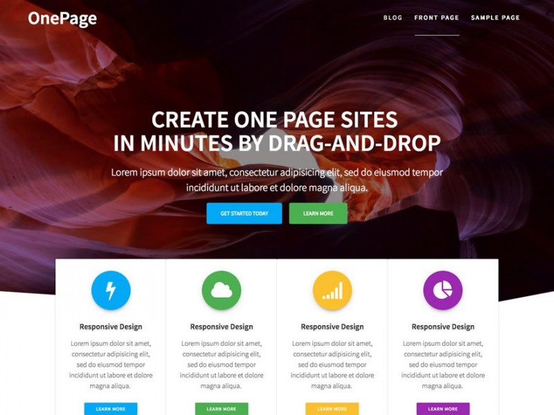 One Page Express Theme Tải xuống miễn phí
