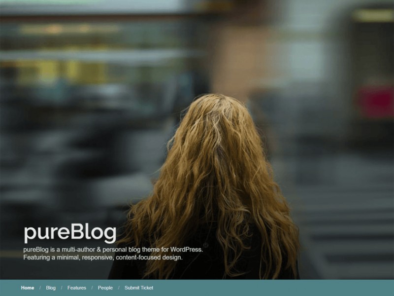 PureBlog Theme Miễn phí Tải về