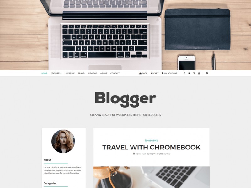 Blogger Light Theme Miễn phí Tải về