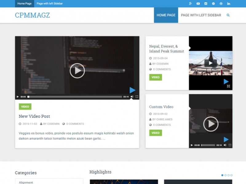 CPMmagz Theme Miễn phí Tải về