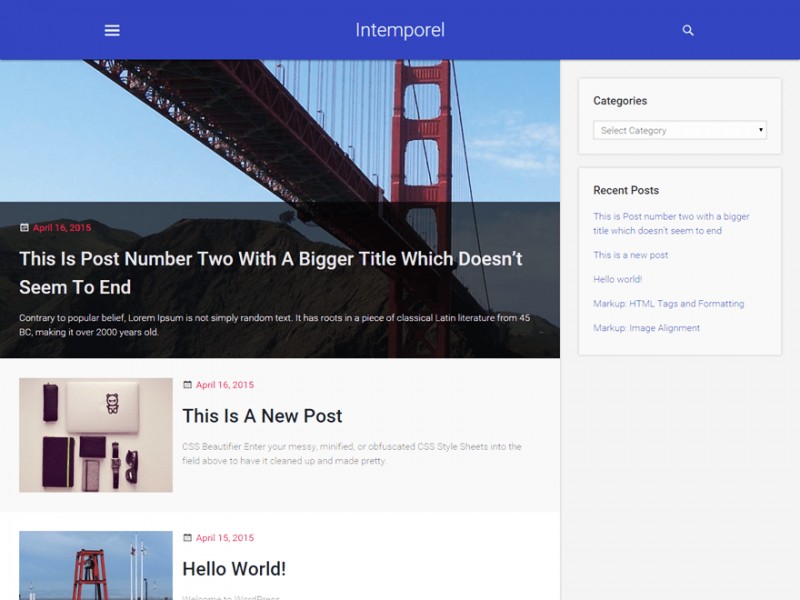 Intemporel Theme Miễn phí Tải về