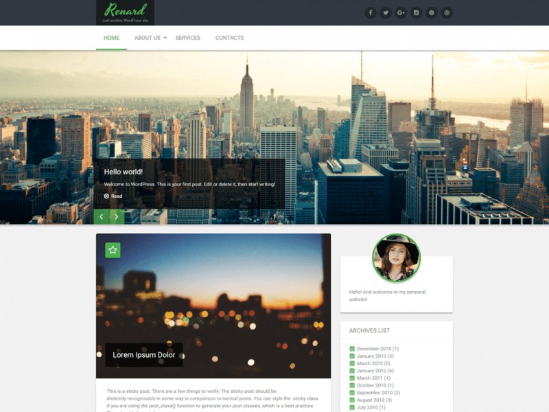 Renard Theme Miễn phí Tải về