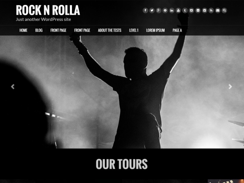 Rock N Rolla Theme Miễn phí Tải về