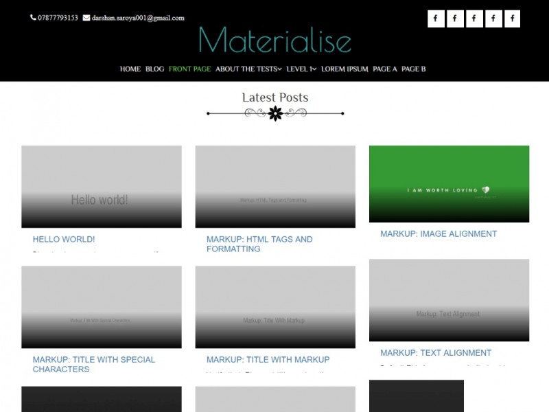 materialize Chủ đề Miễn phí Tải về
