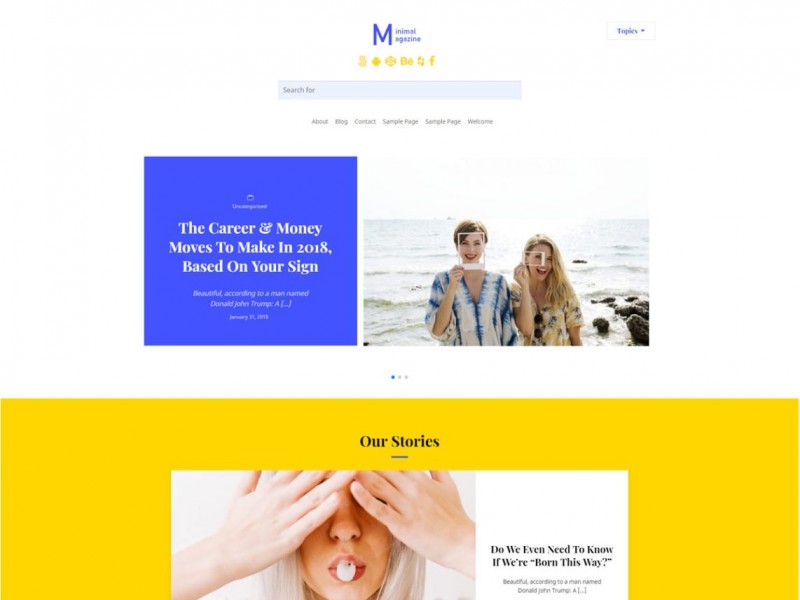 Tin tức - blog tối thiểu
