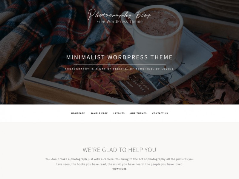 Nhiếp ảnh Blog Theme Tải về miễn phí