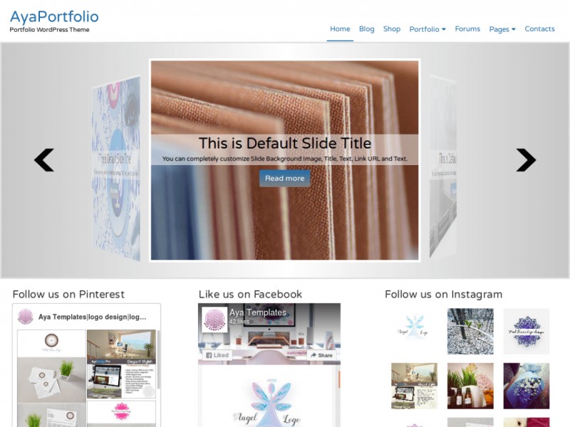 AyaPortfolio Theme Miễn phí Tải về