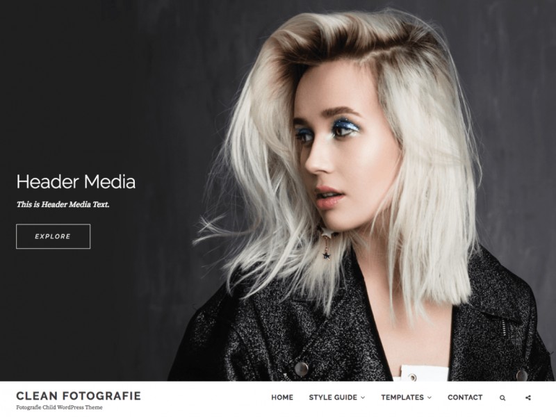 Clean Fotografie Theme Miễn phí Tải về