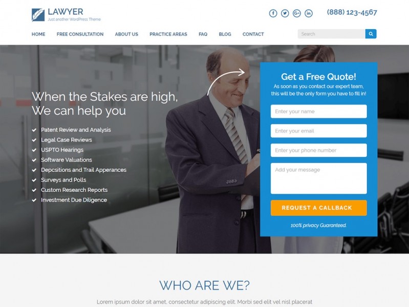 Lawyer Landing Page - Sale Page-min