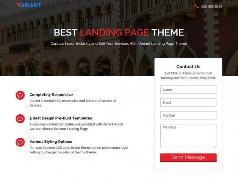 Variant Landing Page-phút