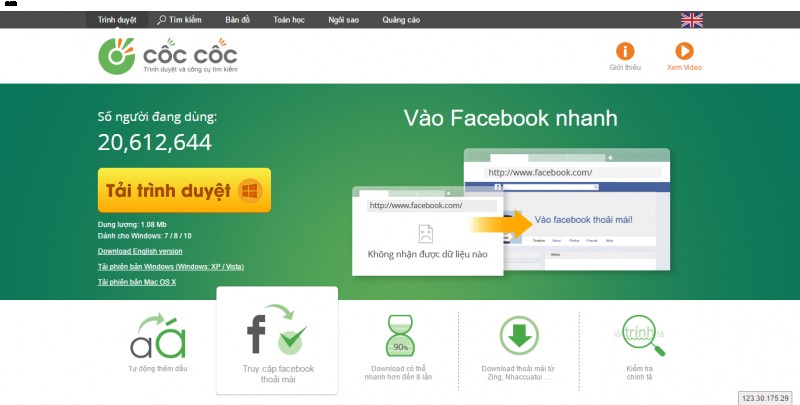 Trình duyệt Cốc Cốc, lướt web theo phong cách Việt